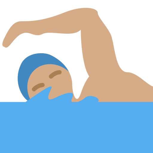 Homem Nadando: Pele Morena para Twitter (X) January 2025 Update