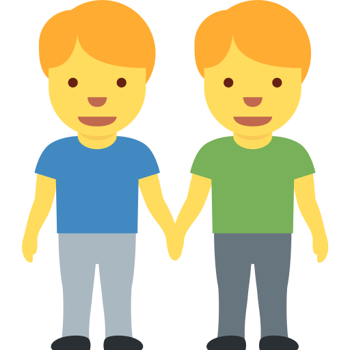 Homens que seguram as mãos para Twitter (X) January 2025 Update