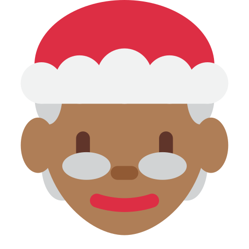 Mamãe Noel: Pele Morena Escura para Twitter (X) January 2025 Update