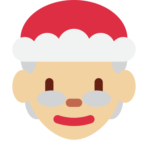 Миссис Клаус: светлый тон кожи для Twitter (X) January 2025 Update