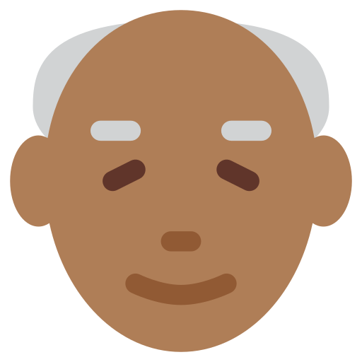 Homem Idoso: Pele Morena Escura para Twitter (X) January 2025 Update