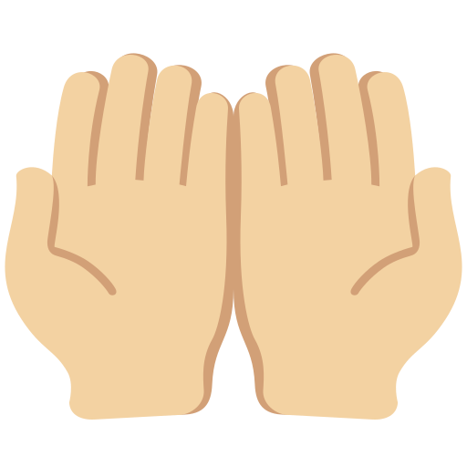 Palmas Unidas Para Cima: Pele Morena Clara para Twitter (X) January 2025 Update