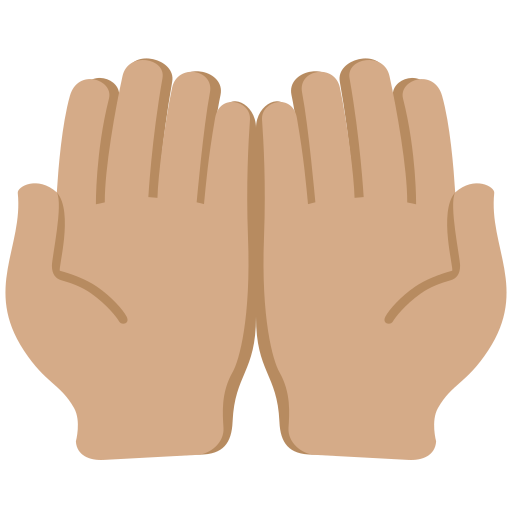 Palmas Unidas Para Cima: Pele Morena para Twitter (X) January 2025 Update