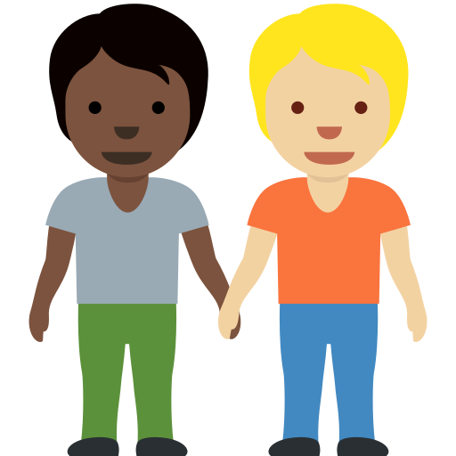 Pessoas De Mãos Dadas: Pele Escura, Pele Morena Clara para Twitter (X) January 2025 Update