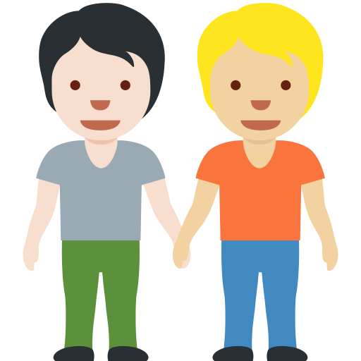 Pessoas De Mãos Dadas: Pele Clara, Pele Morena Clara para Twitter (X) January 2025 Update