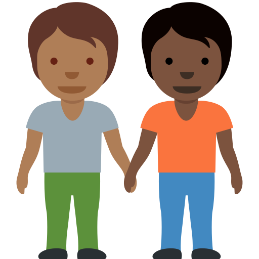 Pessoas De Mãos Dadas: Pele Morena Escura, Pele Escura para Twitter (X) January 2025 Update