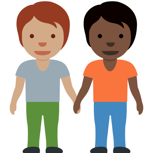 Pessoas De Mãos Dadas: Pele Morena, Pele Escura para Twitter (X) January 2025 Update