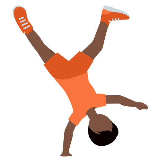 Pessoa Fazendo Estrela: Pele Escura para Twitter (X) January 2025 Update