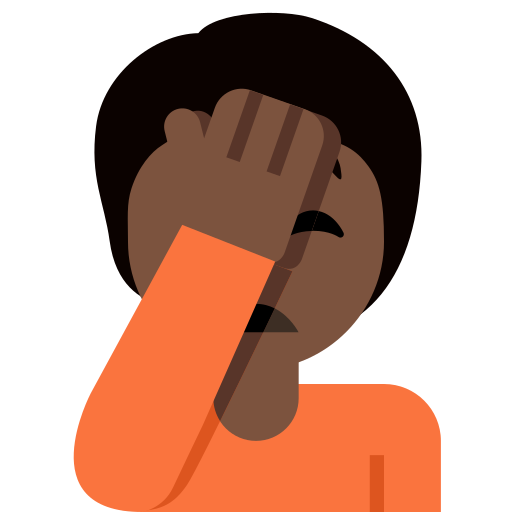 Pessoa Decepcionada: Pele Escura para Twitter (X) January 2025 Update