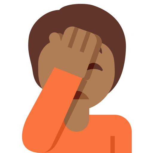 Pessoa Decepcionada: Pele Morena Escura para Twitter (X) January 2025 Update