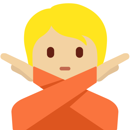 Pessoa Fazendo Gesto De “Não”: Pele Morena Clara para Twitter (X) January 2025 Update