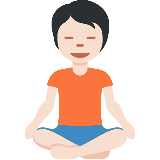 Pessoa Na Posição De Lótus: Pele Clara para Twitter (X) January 2025 Update