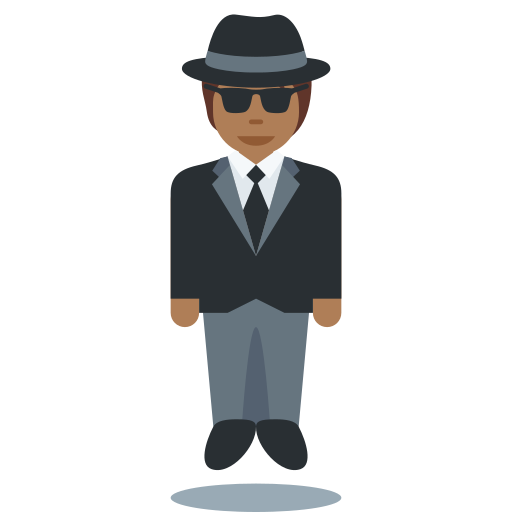 Pessoa De Terno Levitando: Pele Morena Escura para Twitter (X) January 2025 Update