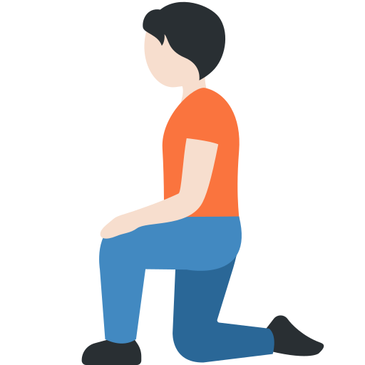 Pessoa Ajoelhando: Pele Clara para Twitter (X) January 2025 Update