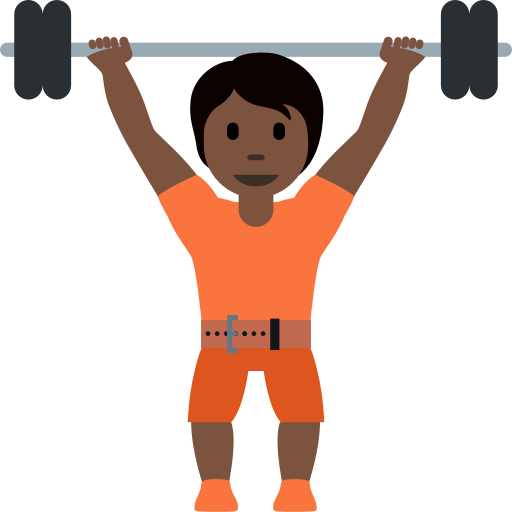 Pessoa Levantando Peso: Pele Escura para Twitter (X) January 2025 Update