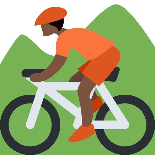 Pessoa Fazendo Mountain Bike: Pele Escura para Twitter (X) January 2025 Update