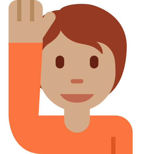 Pessoa Levantando A Mão: Pele Morena para Twitter (X) January 2025 Update