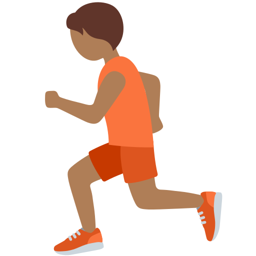 Pessoa Correndo: Pele Morena Escura para Twitter (X) January 2025 Update