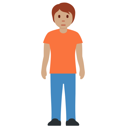 Pessoa Em Pé: Pele Morena para Twitter (X) January 2025 Update