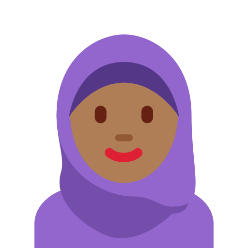 Mulher Com Véu: Pele Morena Escura para Twitter (X) January 2025 Update