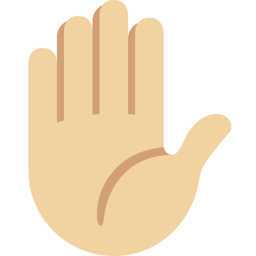 Mão Levantada: Pele Morena Clara para Twitter (X) January 2025 Update