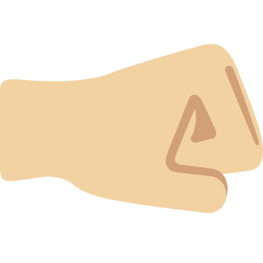 Punho Direito: Pele Morena Clara para Twitter (X) January 2025 Update