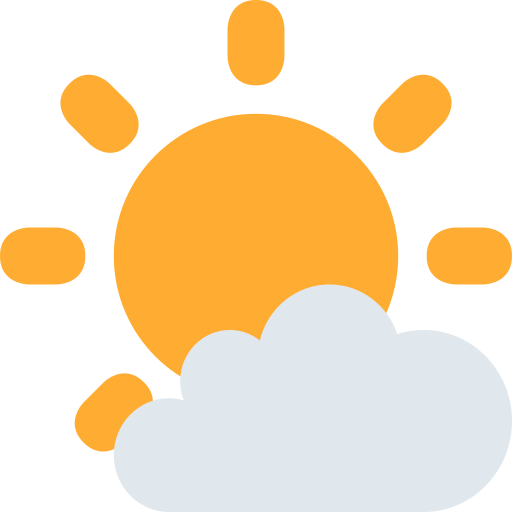 Zon achter kleine wolk voor Twitter (X) January 2025 Update