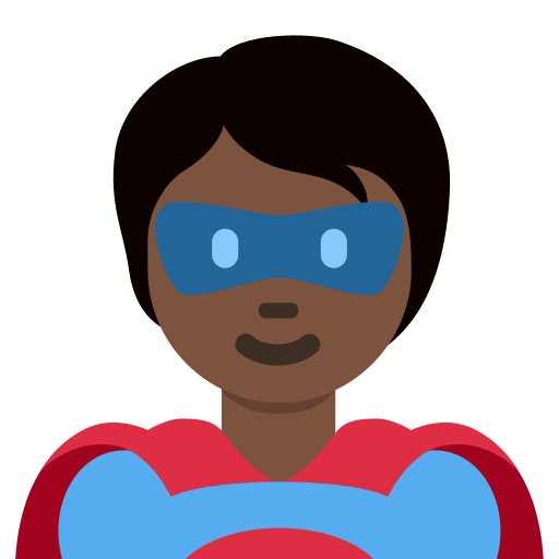 Super-Herói: Pele Escura para Twitter (X) January 2025 Update