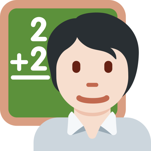 Teacher: Light Skin Tone for Twitter (X) January 2025 Update