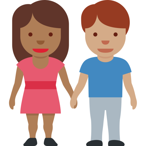 Mãos de Mulher e Homem: Tom de Pele Medium-Dark, Tom de Pele Medium para Twitter (X) January 2025 Update