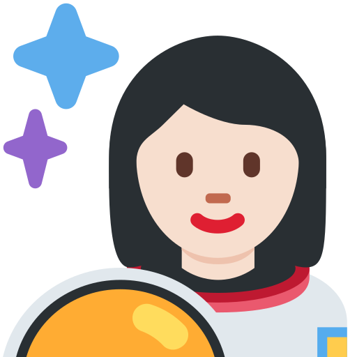 Astronauta Mulher: Pele Clara para Twitter (X) January 2025 Update