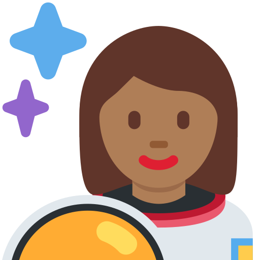 Astronauta Mulher: Pele Morena Escura para Twitter (X) January 2025 Update