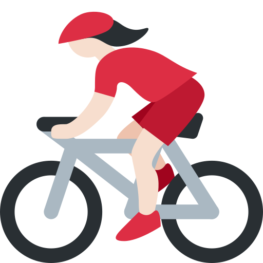 Mulher Ciclista: Pele Clara para Twitter (X) January 2025 Update