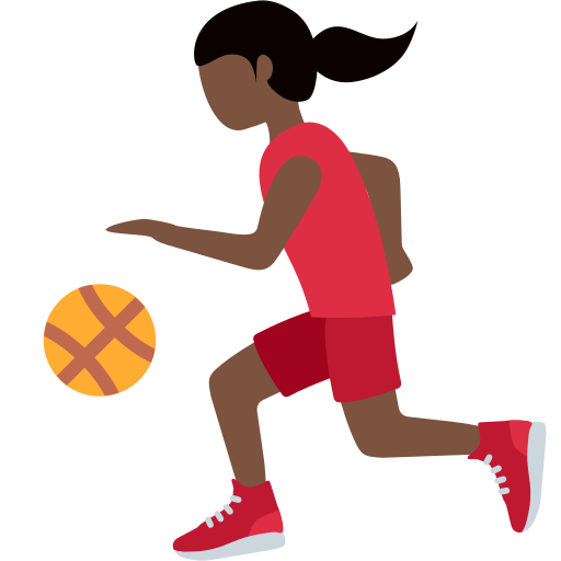 Mulher Jogando Basquete: Pele Escura para Twitter (X) January 2025 Update