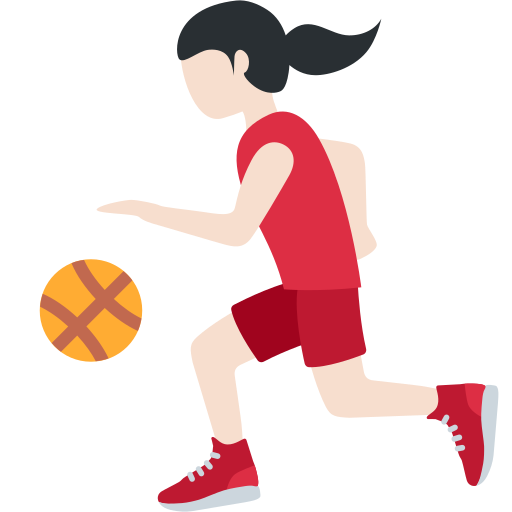 Mulher Jogando Basquete: Pele Clara para Twitter (X) January 2025 Update