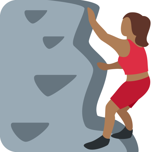 Mulher Escalando: Pele Morena Escura para Twitter (X) January 2025 Update