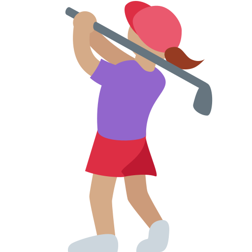 Mulher Golfista: Pele Morena para Twitter (X) January 2025 Update