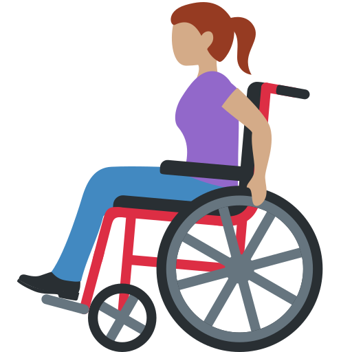 Mulher Em Cadeira De Rodas Manual: Pele Morena para Twitter (X) January 2025 Update