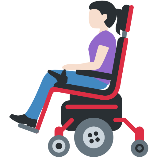 Mulher Em Cadeira De Rodas Motorizada: Pele Clara para Twitter (X) January 2025 Update