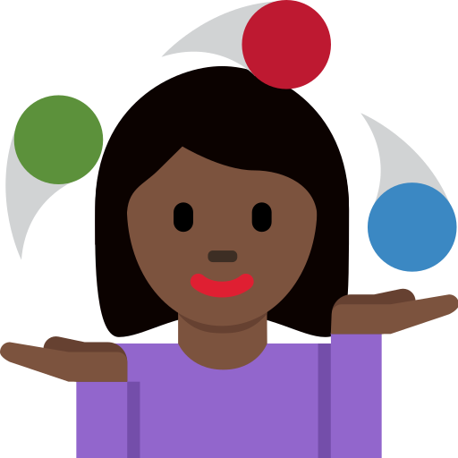 Mulher Malabarista: Pele Escura para Twitter (X) January 2025 Update