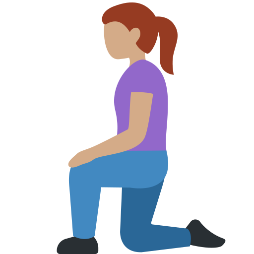 Mulher Ajoelhando: Pele Morena para Twitter (X) January 2025 Update