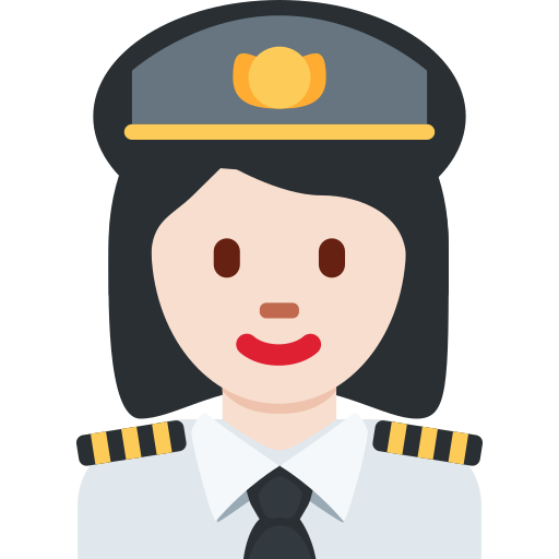 Piloto De Avião Mulher: Pele Clara para Twitter (X) January 2025 Update
