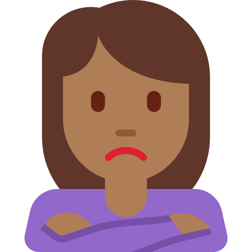 Mulher Fazendo Bico: Pele Morena Escura para Twitter (X) January 2025 Update