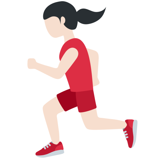 Mulher Correndo: Pele Clara para Twitter (X) January 2025 Update