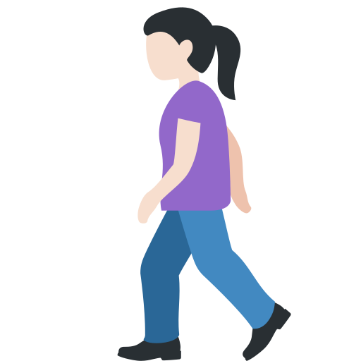 Mulher Andando: Pele Clara para Twitter (X) January 2025 Update