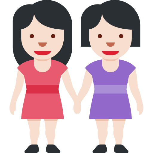 Duas Mulheres De Mãos Dadas: Pele Clara para Twitter (X) January 2025 Update