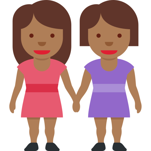 Duas Mulheres De Mãos Dadas: Pele Morena Escura para Twitter (X) January 2025 Update