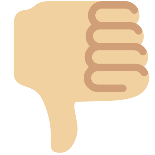אגודל למטה: גוון עור בהיר בינוני אגודל למטה: גוון עור בהיר בינוני