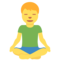Man in Lotus Position