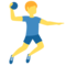 Man Playing Handball